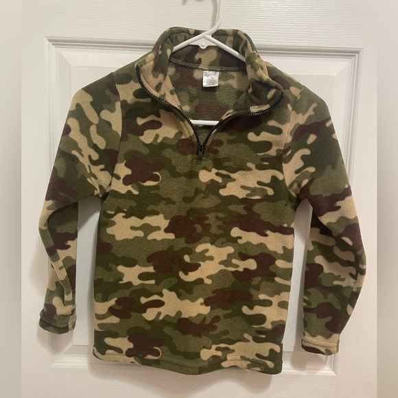 Childrens fleece full zip sweater size 7/8 - Picture 1 of 3